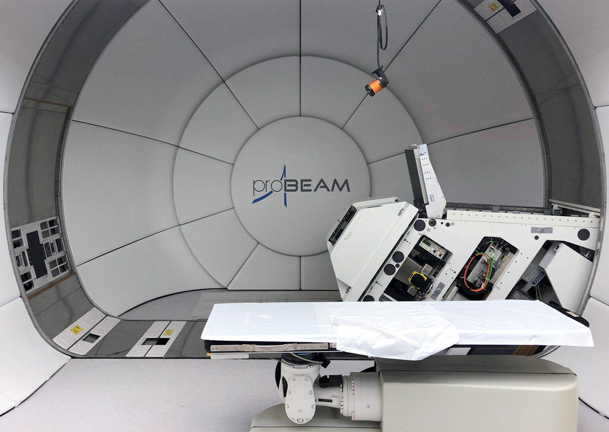 Ensuring compliance of a pioneering proton beam therapy centre